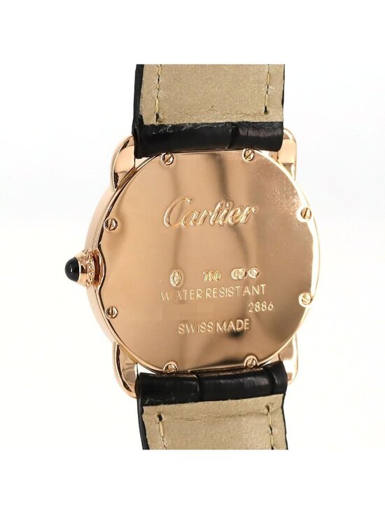 Cartier Ronde LC PG RG Quartz Watch